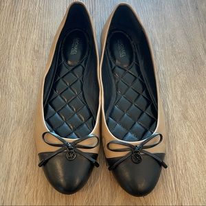 Michael Kors Cap Toe Ballerina Flats